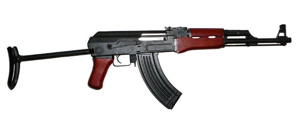 foto AK47S (kovový mechabox), celokov, dřevěné proveden